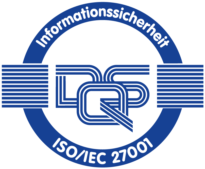 ISO/IEC 27001 zertifiziert